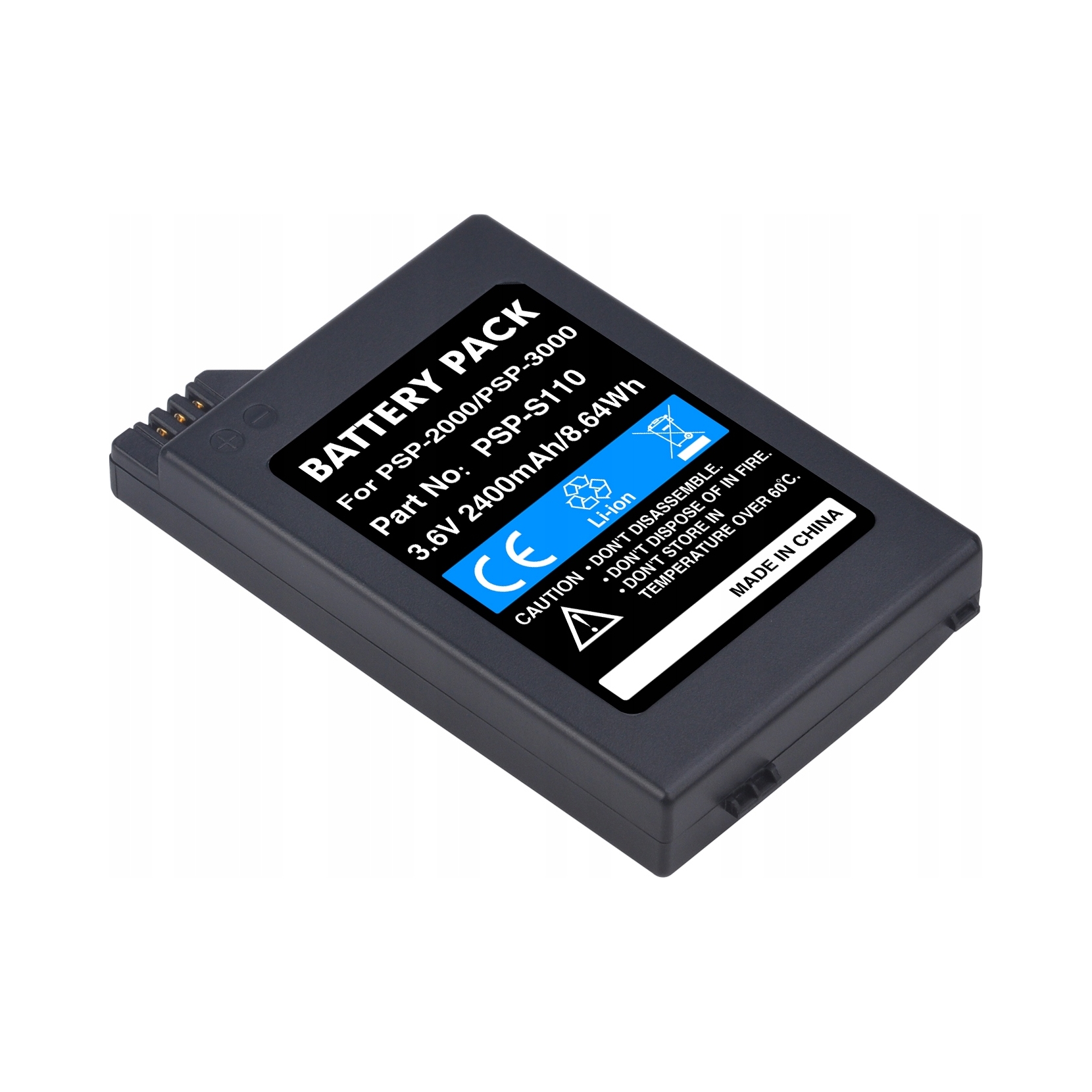 Akumulator Sony PSP do PSP-2000/PSP-3000/PSP-S110 3600mAh