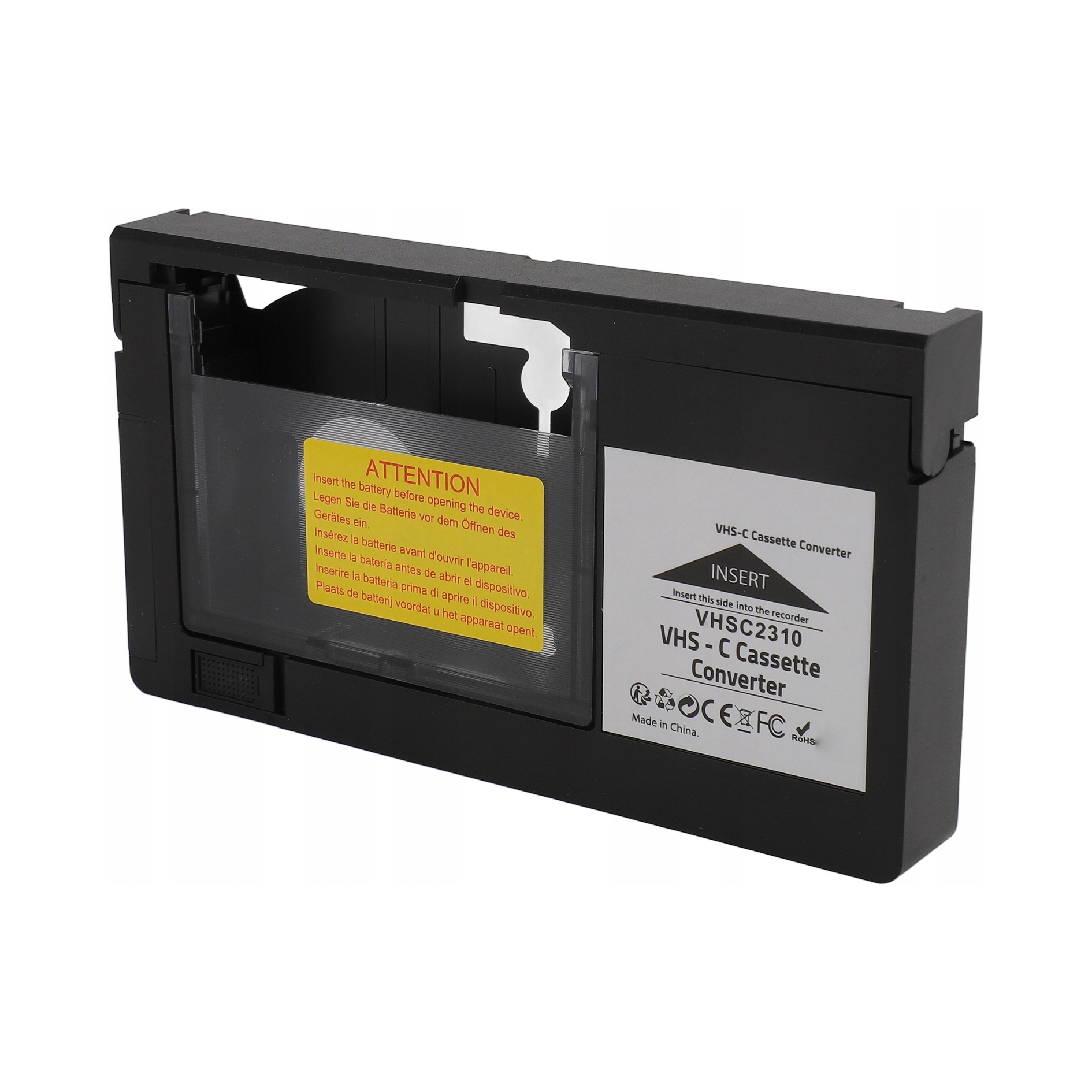 Profesionální adaptér Vhs-c matčina kazeta pro přehrávání kazet