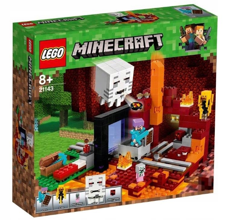 Lego Minecraft 21143 Portal do Netheru