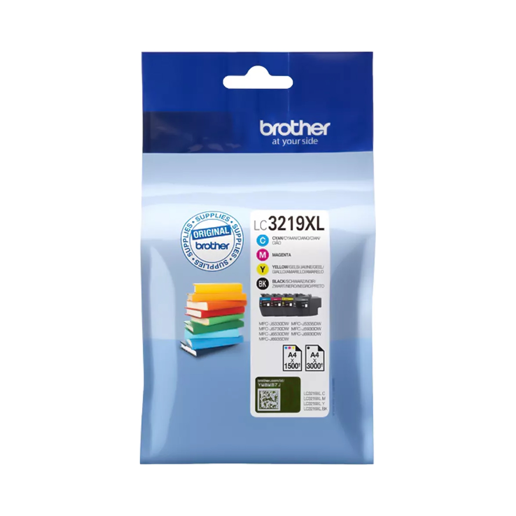 Nový 4pack inkoustů LC3219XLVAL LC-3219XLVAL Brother MFC-J5335DW MFC-J6535DW