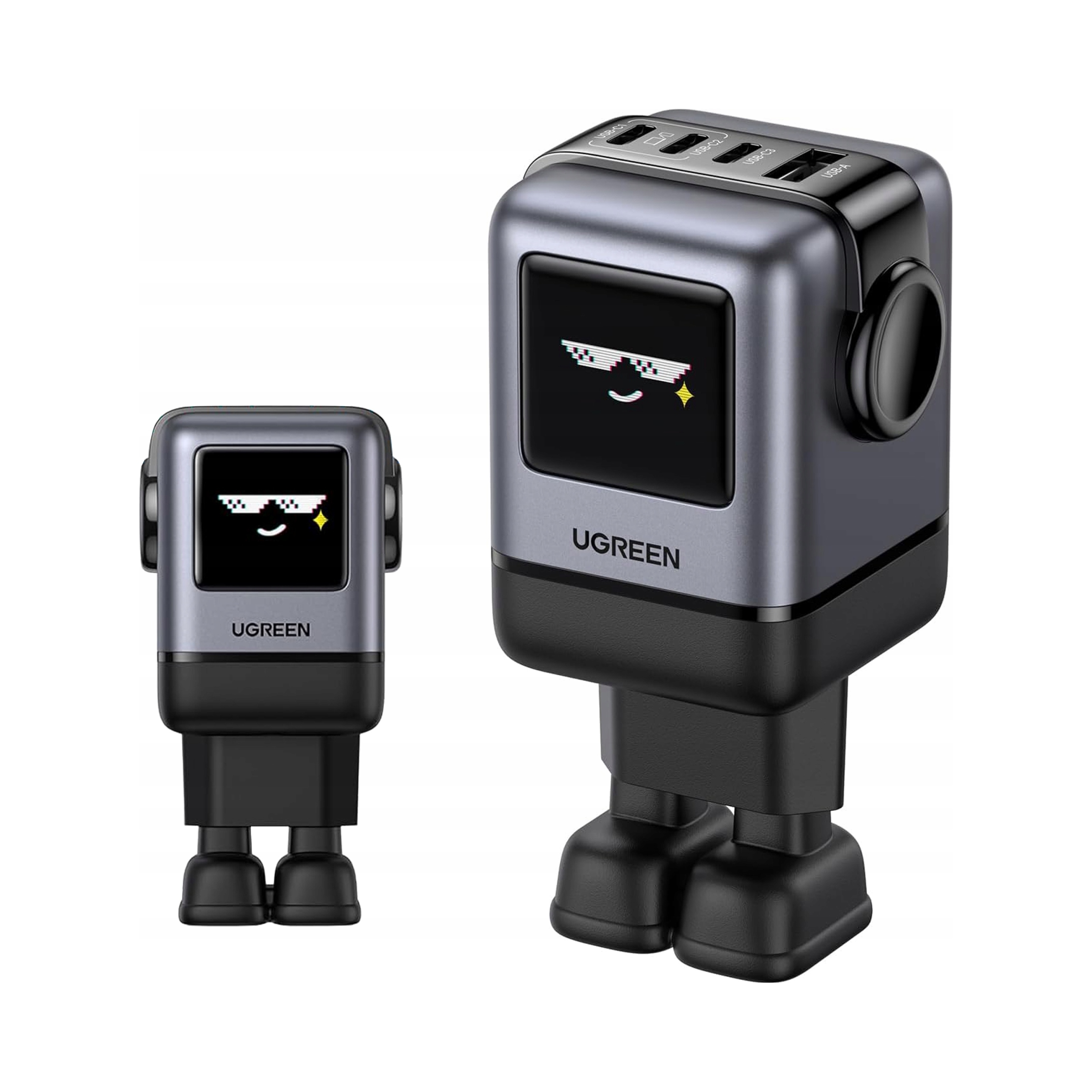 UGREEN Nexode RG Robot GaN 3xUSB-C + USB 100W Czarny