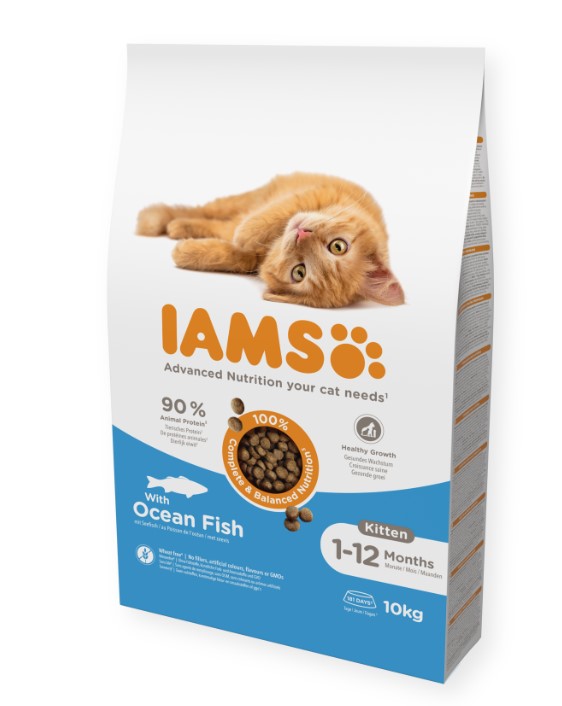 Krmivo Iams Cat Kitten Ocean Fish 10kg