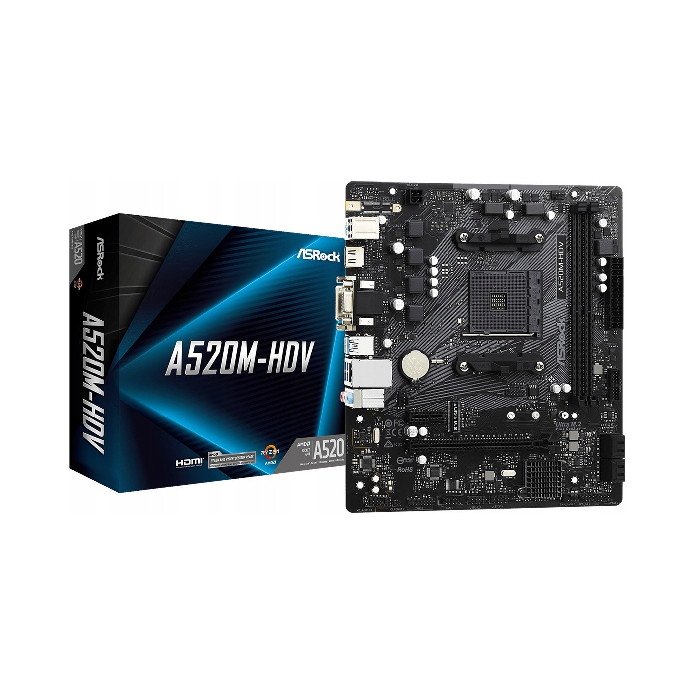 Základná doska Micro Atx ASRock A520M-HDV Socket AM4