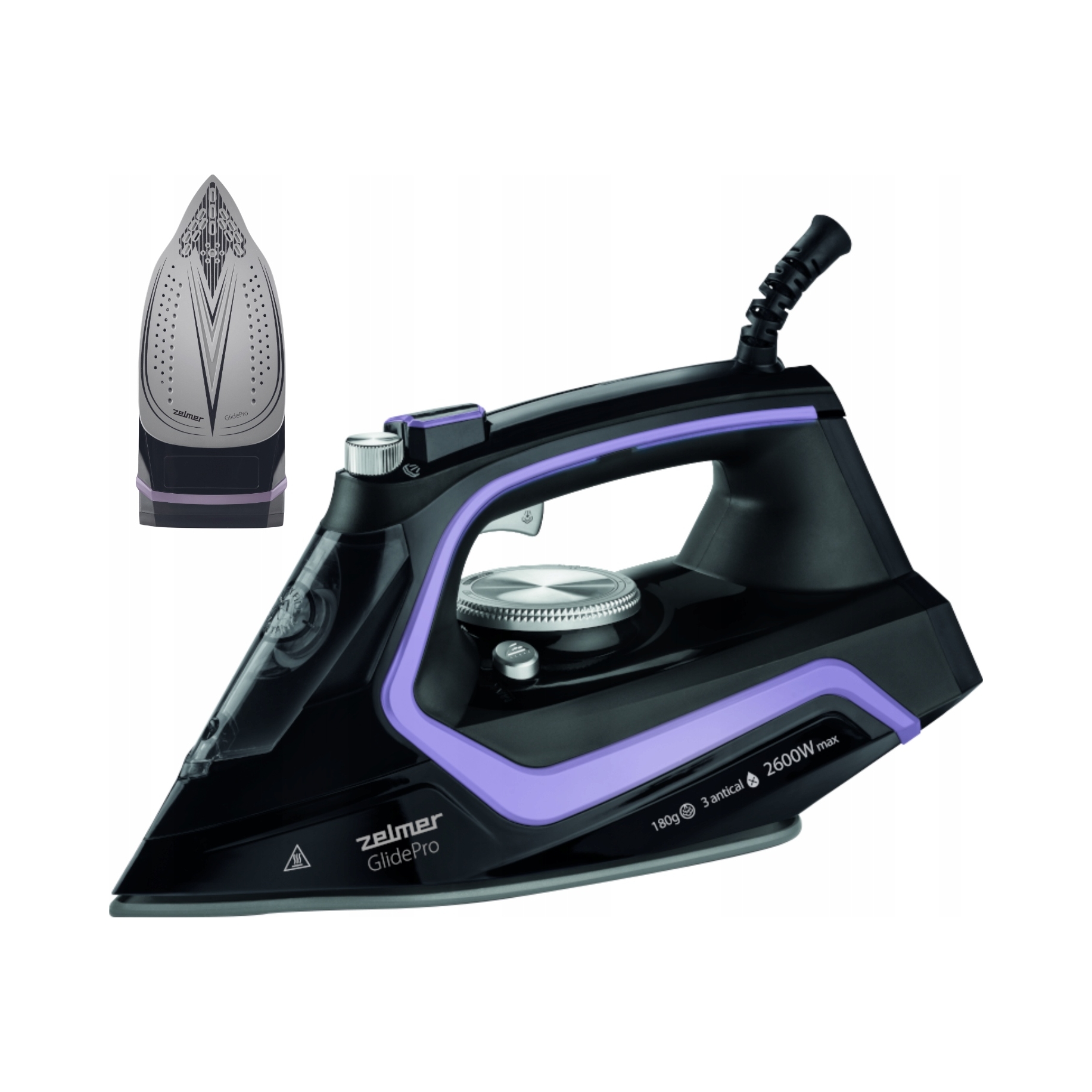 Żelazko Parowe Parownica Samoczyszczące Ceramiczne 2600W Zelmer ZIR2600