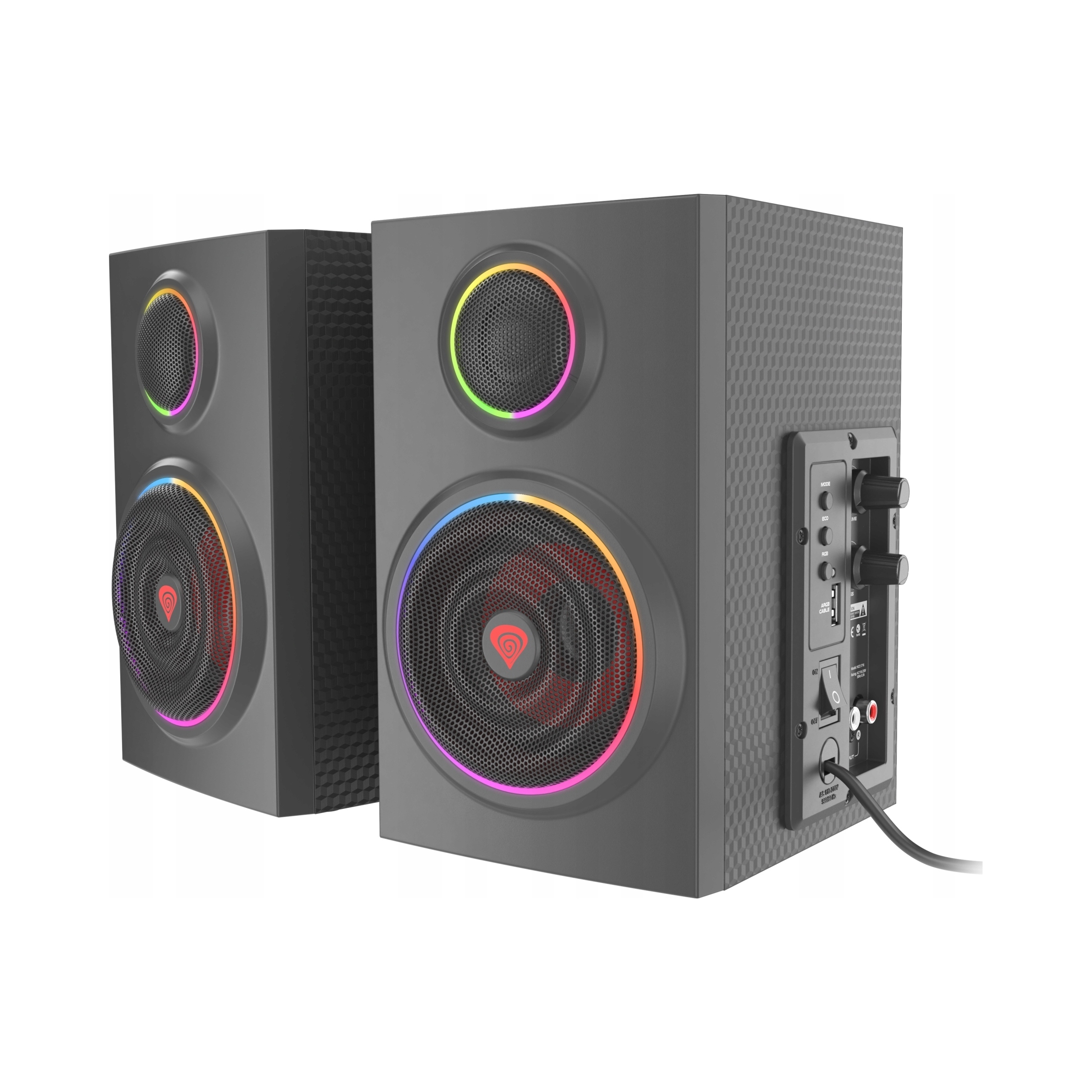 Reproduktory Genesis 2.0 24W Helium 300BT Argb (NCS-1716) černé