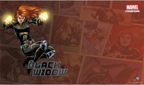 Marvel Champions: The Game Mat - Black Widow-Zdjęcie-0