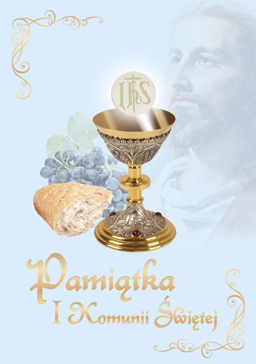 

Pamiątka I Komunii Świętej Niebieska