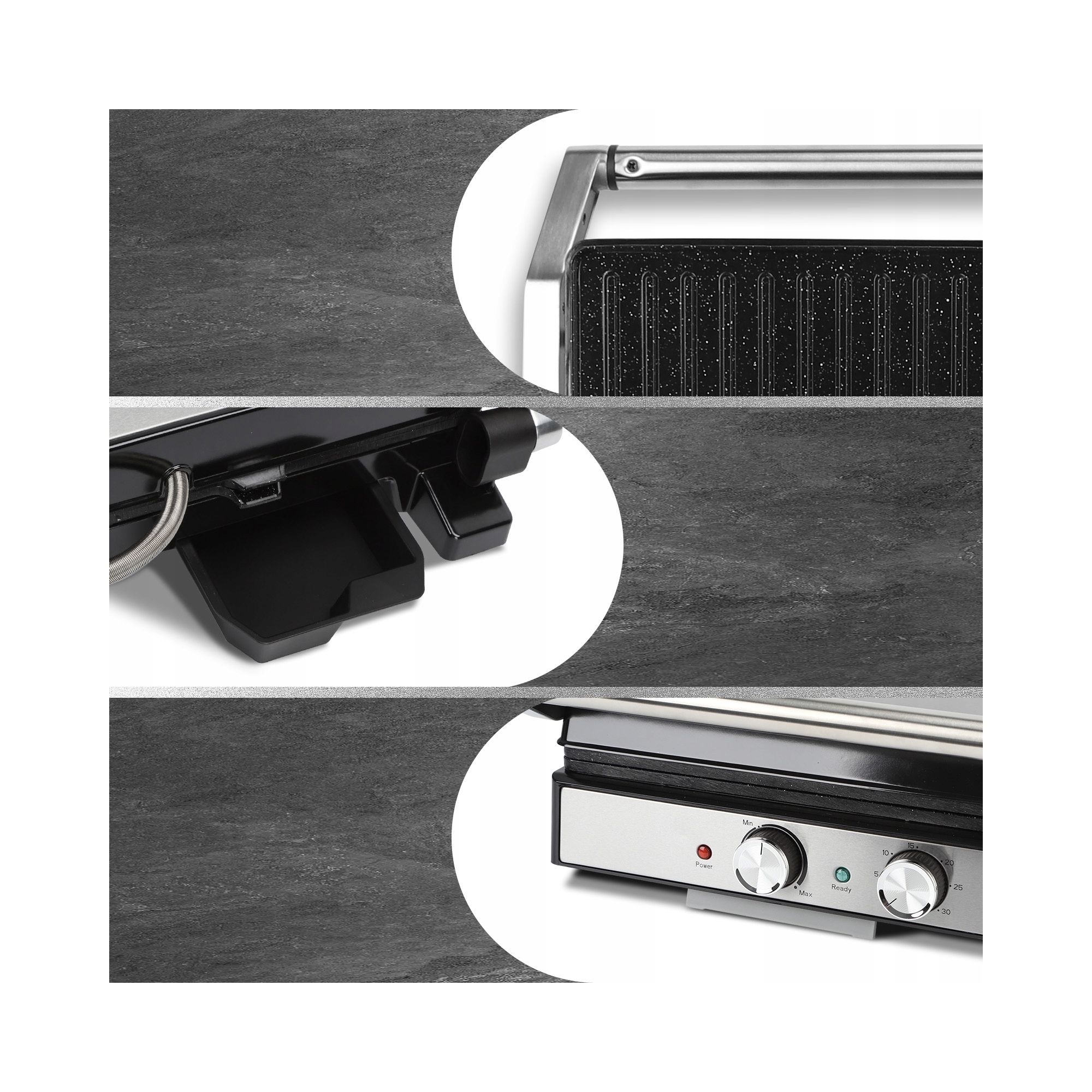 Elektrický gril Aigostar Roast 2000 W s reguláciou teploty a rk519