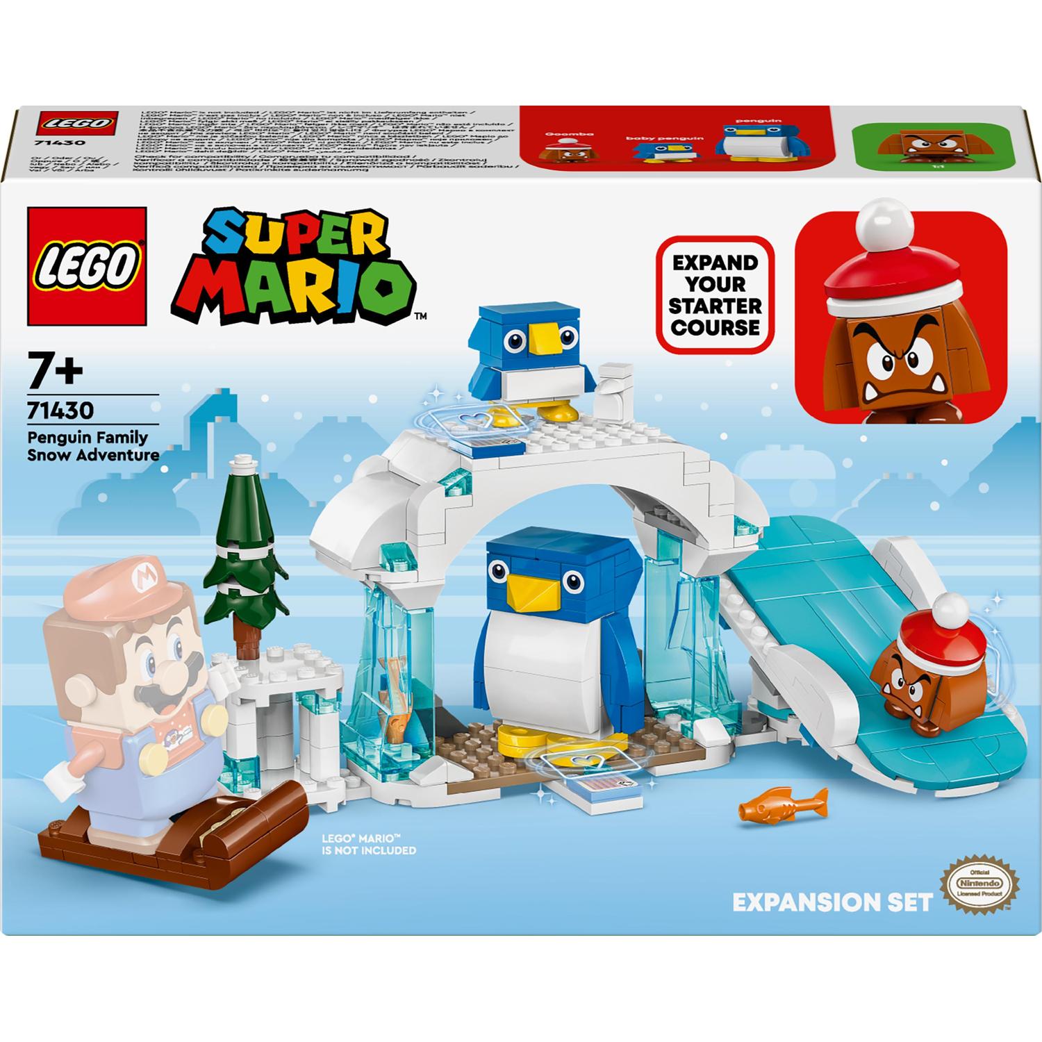 Lego Mario 71430 Sněhové dobrodružství s rodinou tučňáků