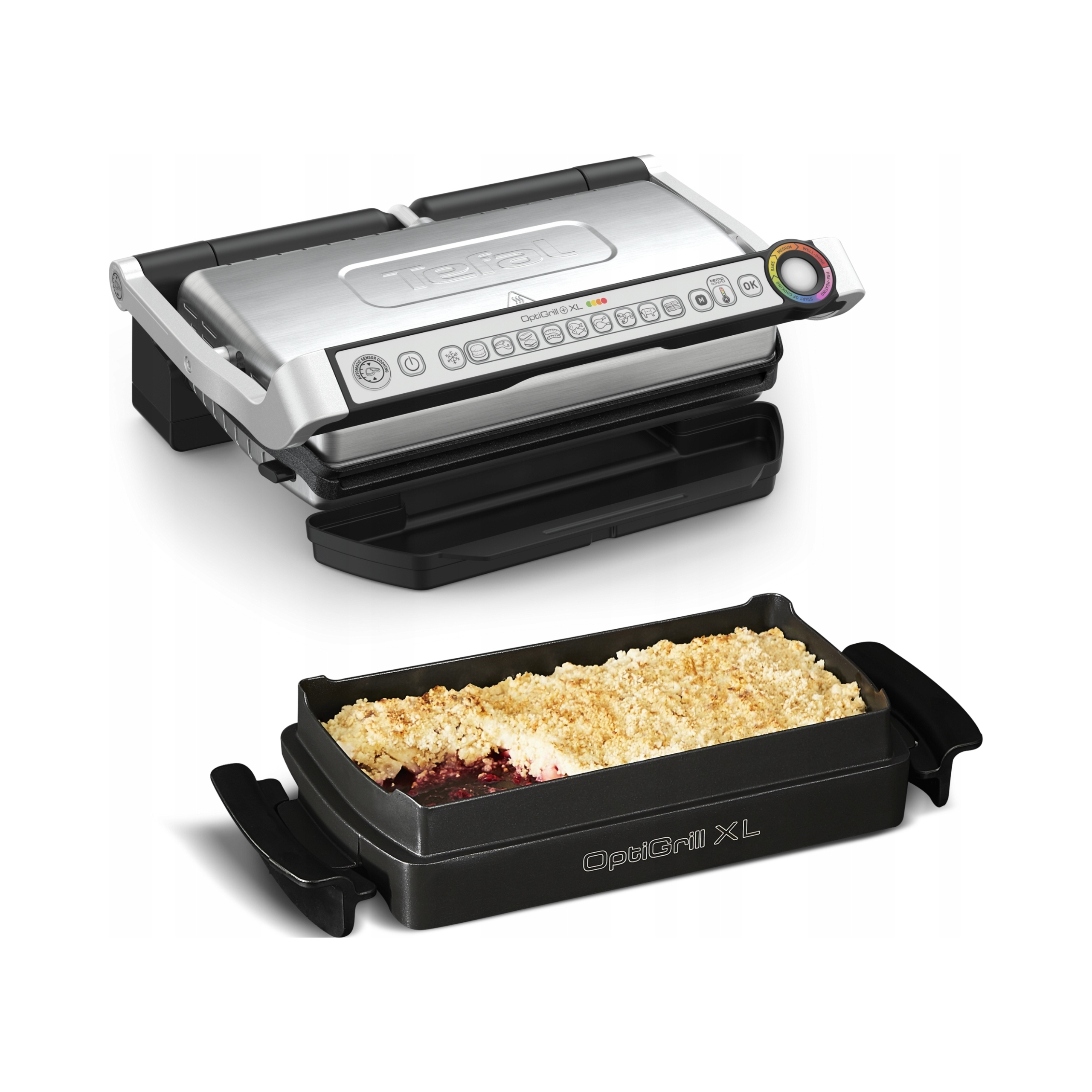Kontaktowy grill elektryczny Tefal Optigrill+ XL GC724D12 2000 W