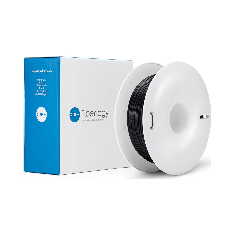 Nylonowy Filament PA12+CF15 Fiberlogy 1.75 mm 500 g Czarny