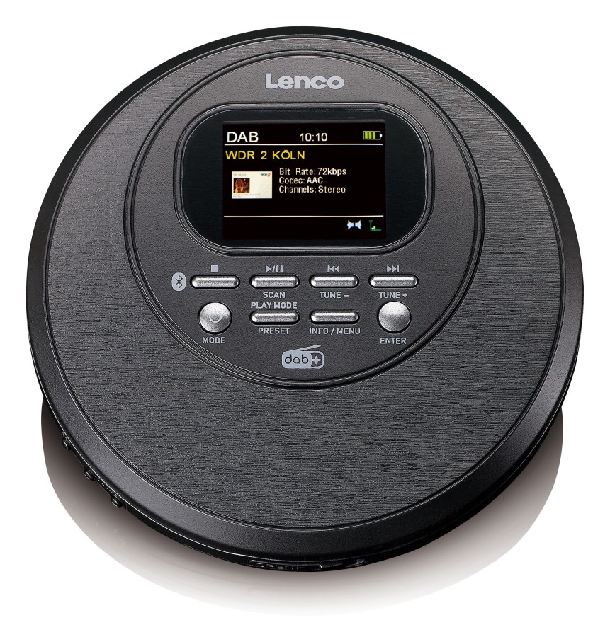 Discman Lenco CD-500BK