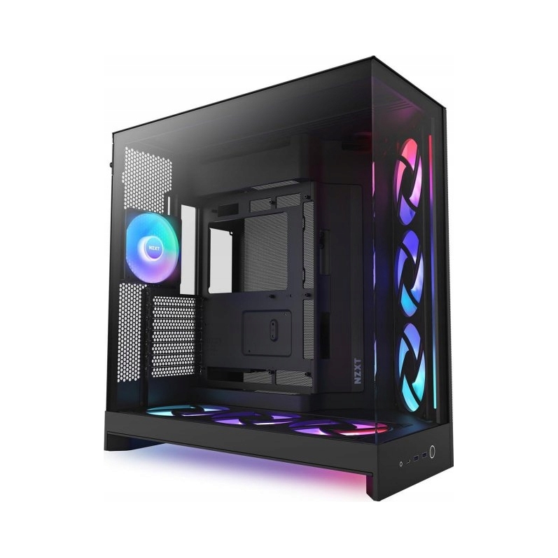 Počítačová Skriňa Nzxt H9 Flow Rgb+ Midi Tower čierne