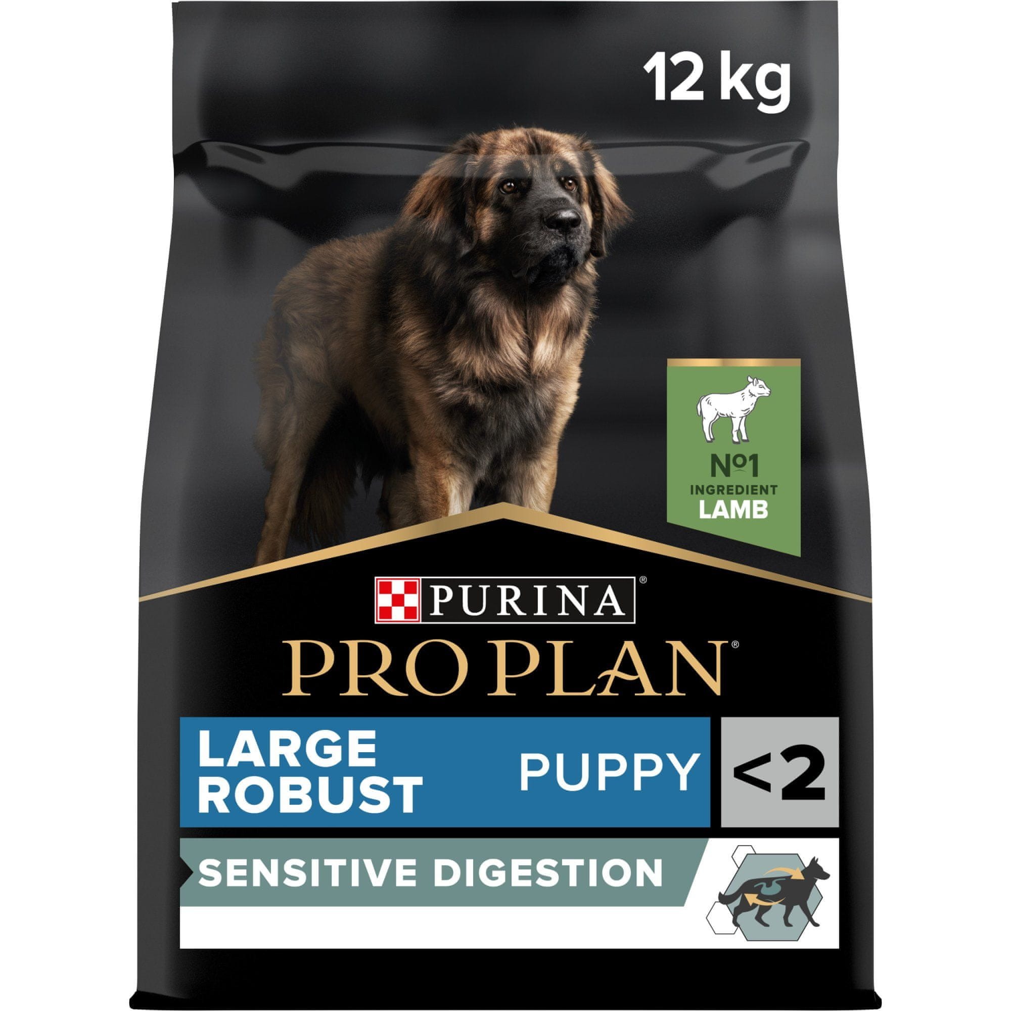 Levně Purina Pro Plan Large Puppy Robust Sensitive Digestion jehněčí 12 kg