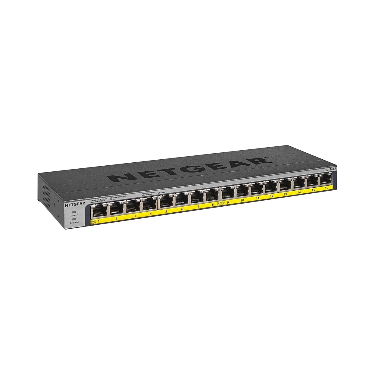 Netgear GS116LP-100EUS prepínač 16xGE PoE+ switch