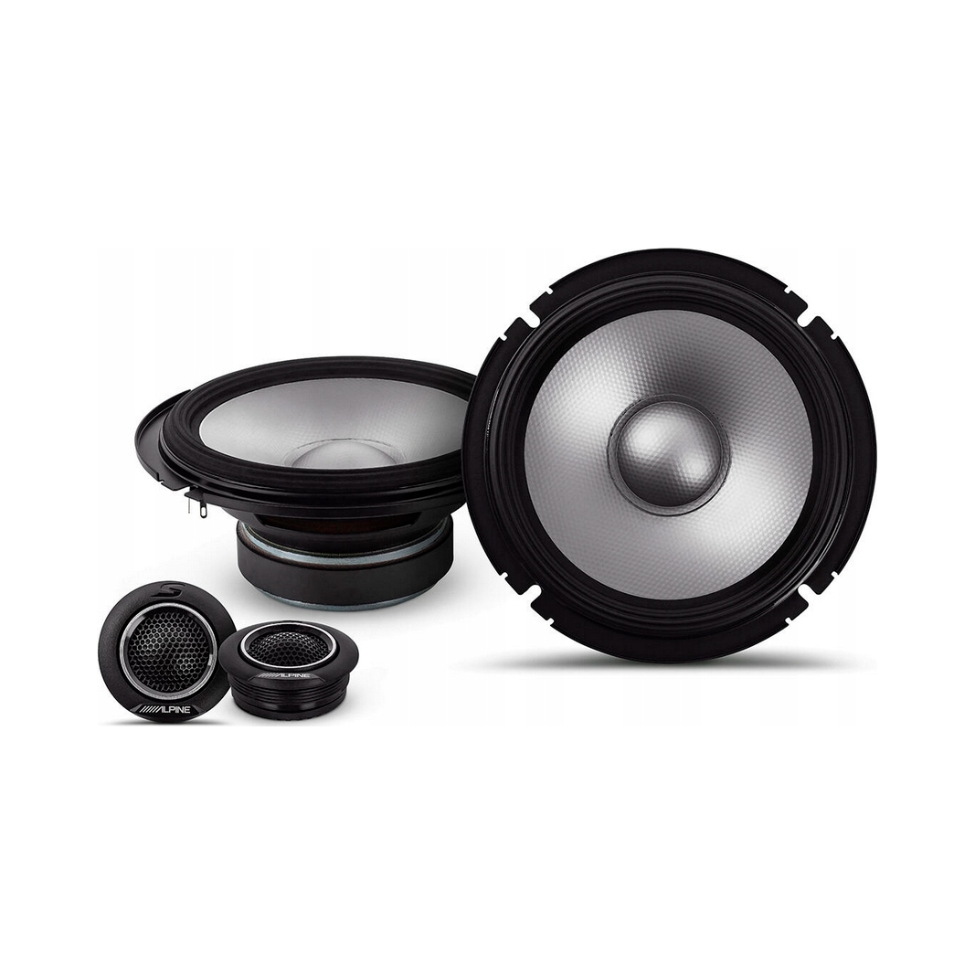 Reproduktory do auta Hi-Res Audio 165 mm Compo System 4 Ohm Alpine S2-S65C