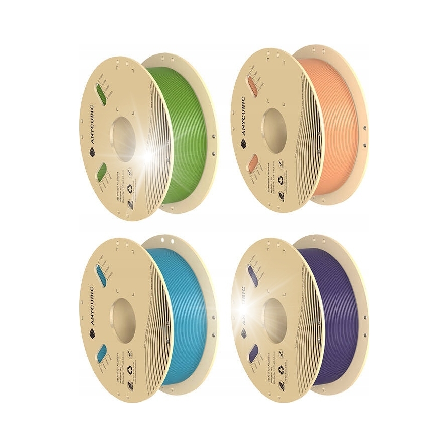 Filament Pla Anycubic 1.75 mm 4x1 kg Sada 4 farieb pre 3D tlačiareň