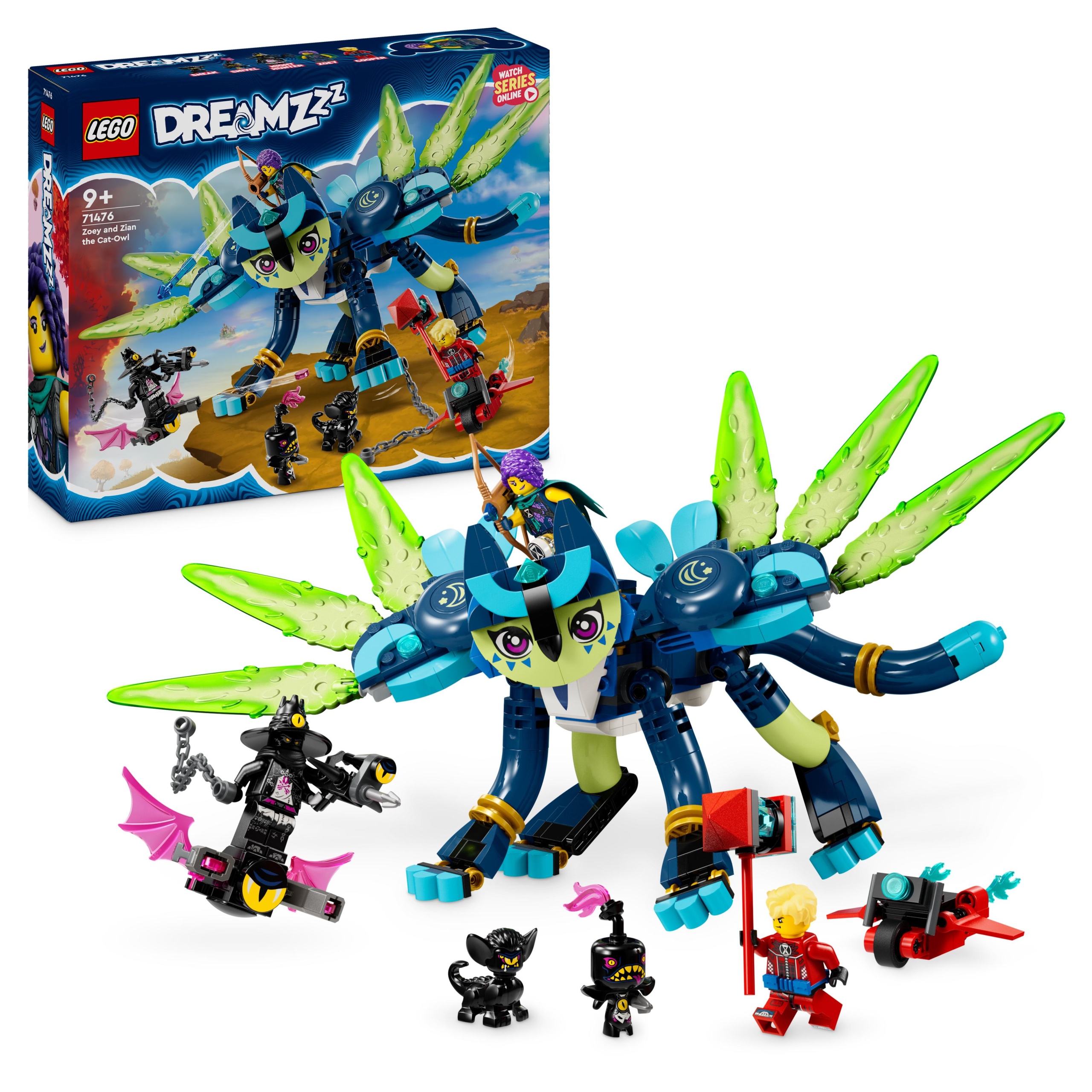 Lego 71476 DREAMZzz Zoey a sowokot Zian