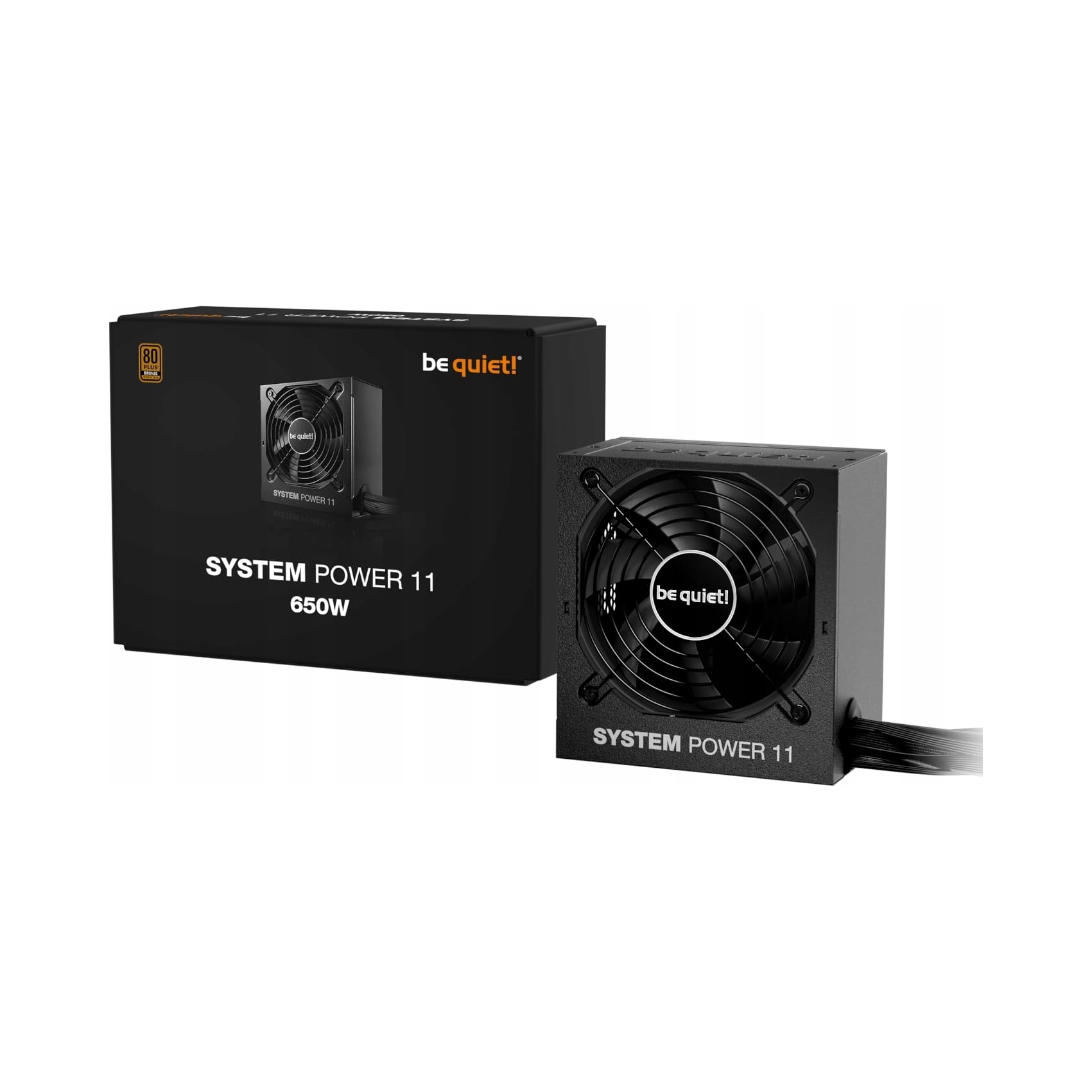 Zasilacz be quiet! System Power 11 650 W 80 Plus Bronze
