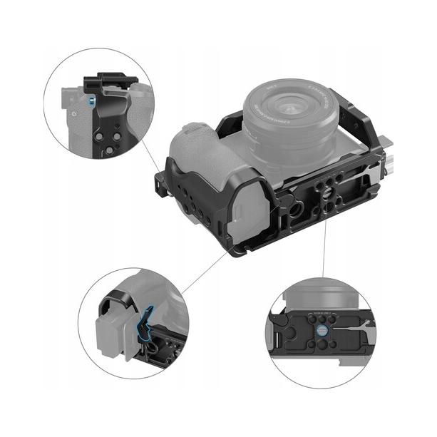 Operátorská klec SmallRig pro Sony A6700 Arca Swiss rychlospojka