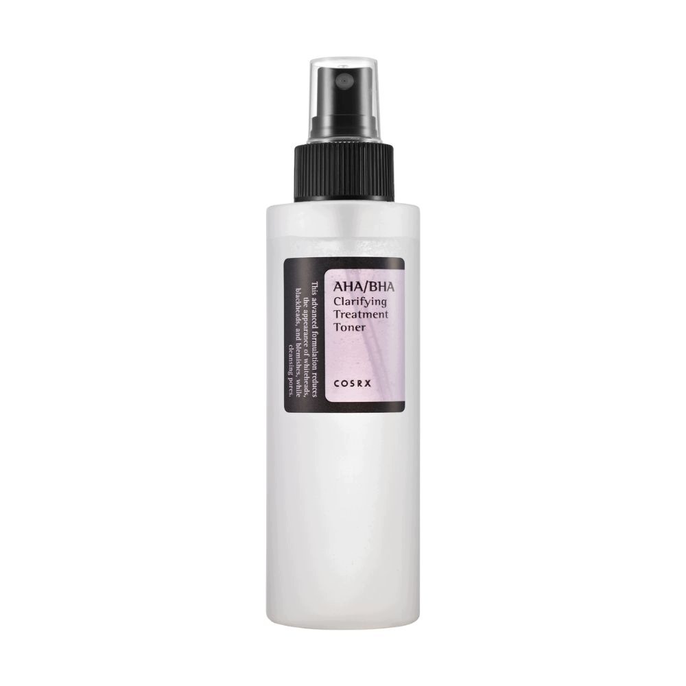 COSRX AHA/BHA CLARIFYING TREATMENT TONER 150 ml - Lekko złuszczający tonik do twarzy z kwasami AHA BHA — 3