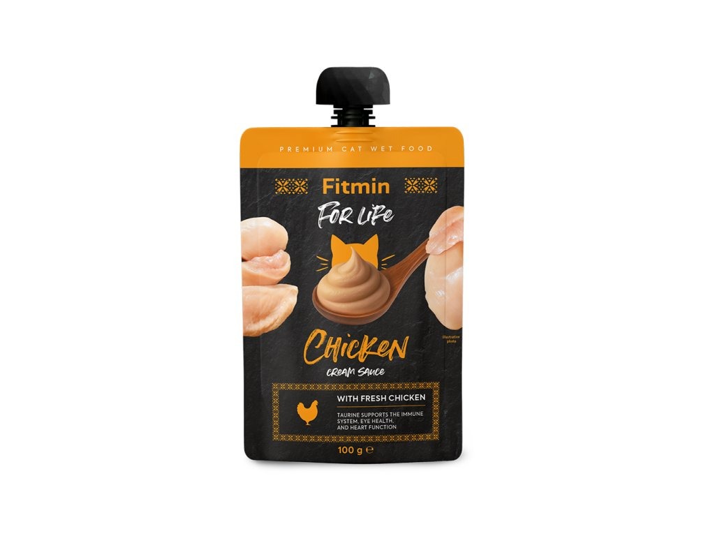 Levně Fitmin For Life Cream Sauce chicken