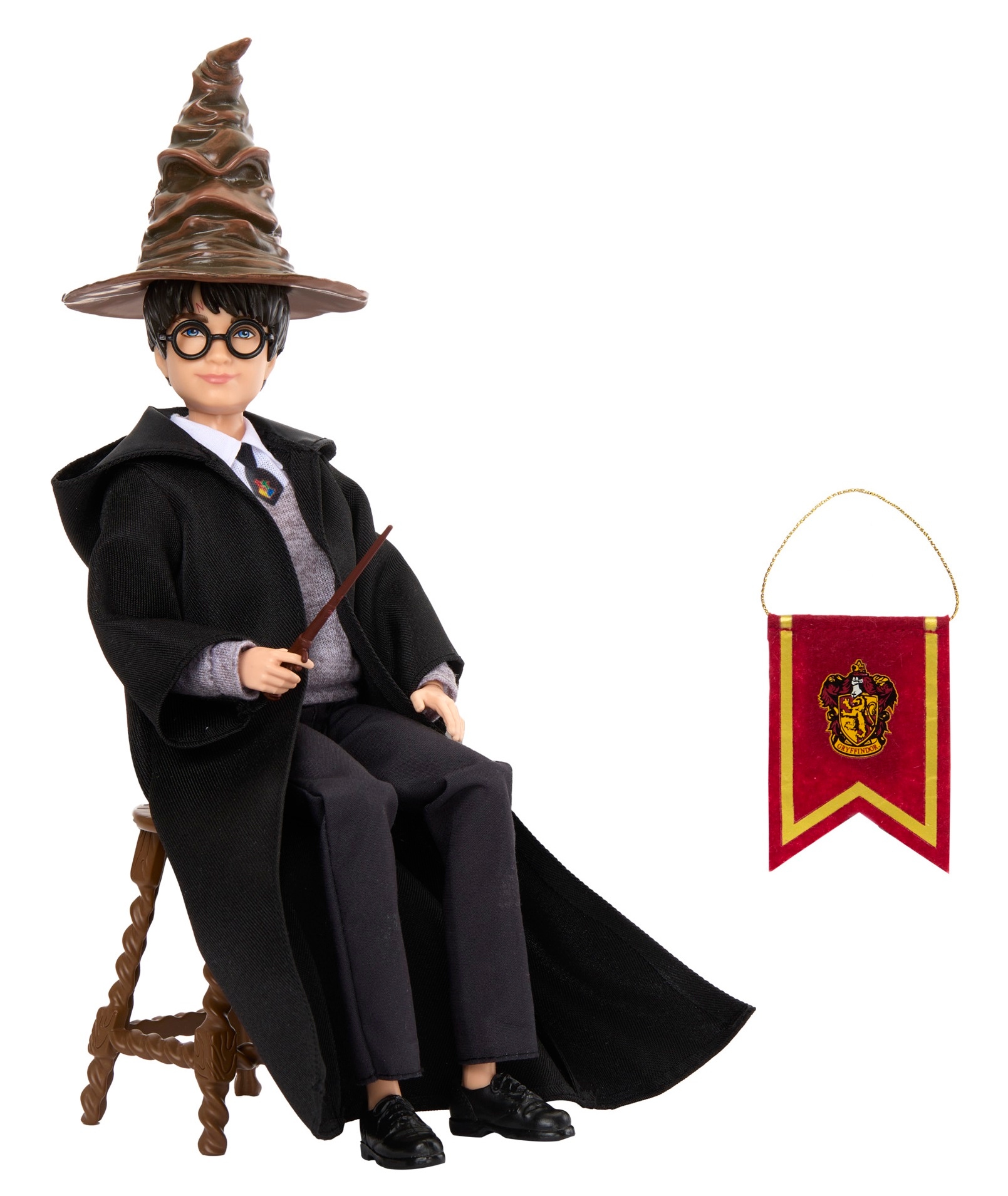 Lalka Harry Potter Kamień Filozoficzny HND78 + Tiara Przydziału Gryffindor EAN (GTIN) 0194735138340