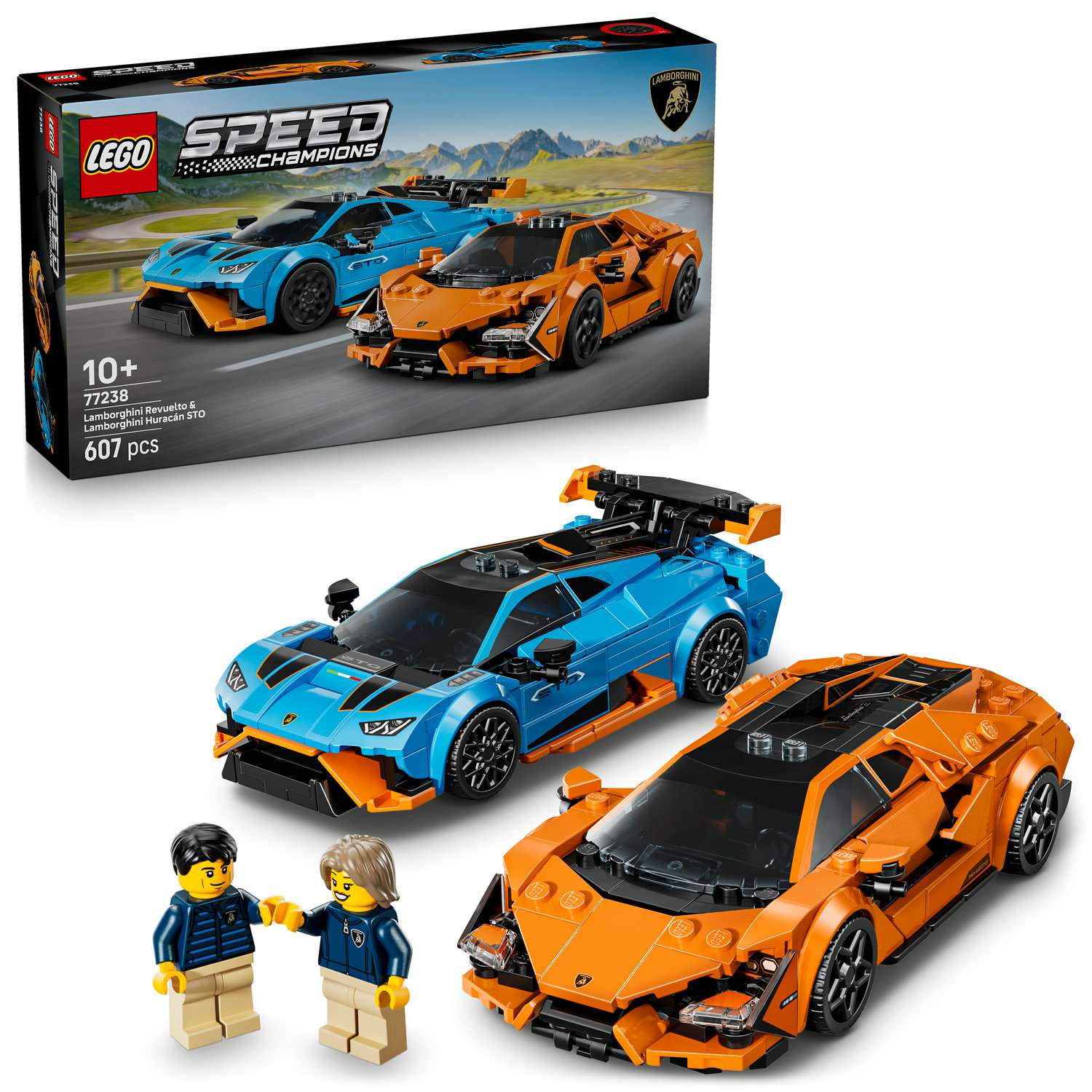 Lego Speed Champions 77238 Lamborghini Revuelto a Huracán Sto