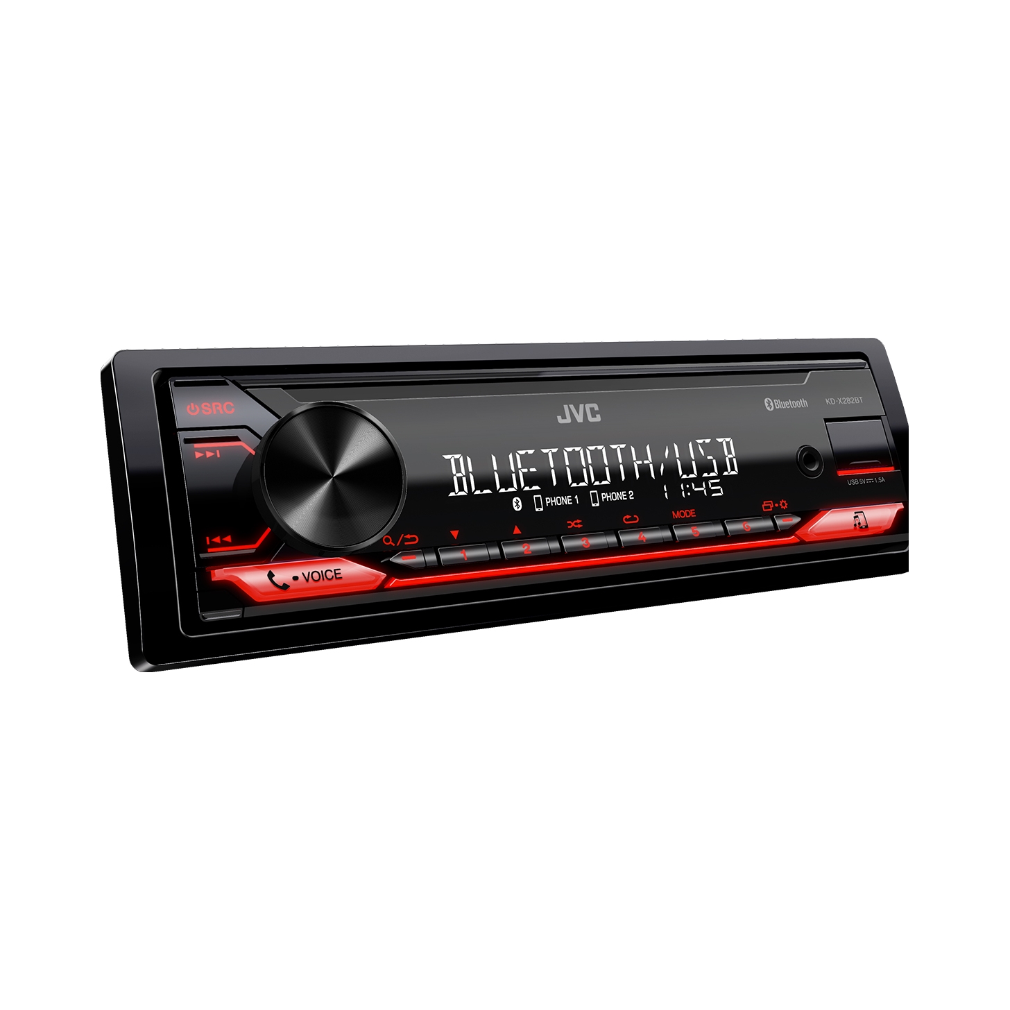 Autoprehrávač 1DIN Jvc KD-X282BT 4x50W Bluetooth Usb