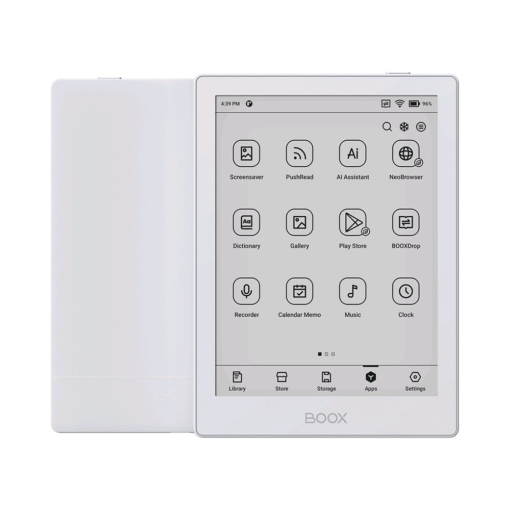 Onyx Boox Go 6, bílá, 6" Carta 1300, 32GB, Bluetooth, Android 11, E-ink dis