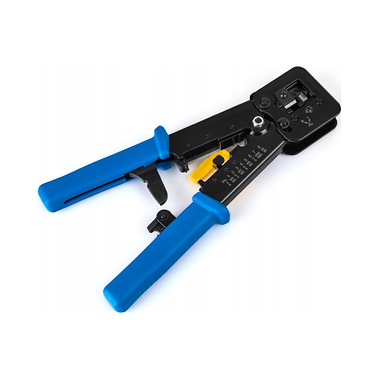 Průchozí lisovací kleště Spacetronik RJ45 RJ12 RJ11 PT-CT01