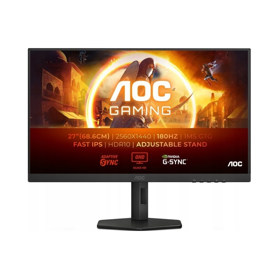 27-palcový monitor Aoc Q27G4XF 2K Fast Ips 180Hz 0,5ms Mprt herný