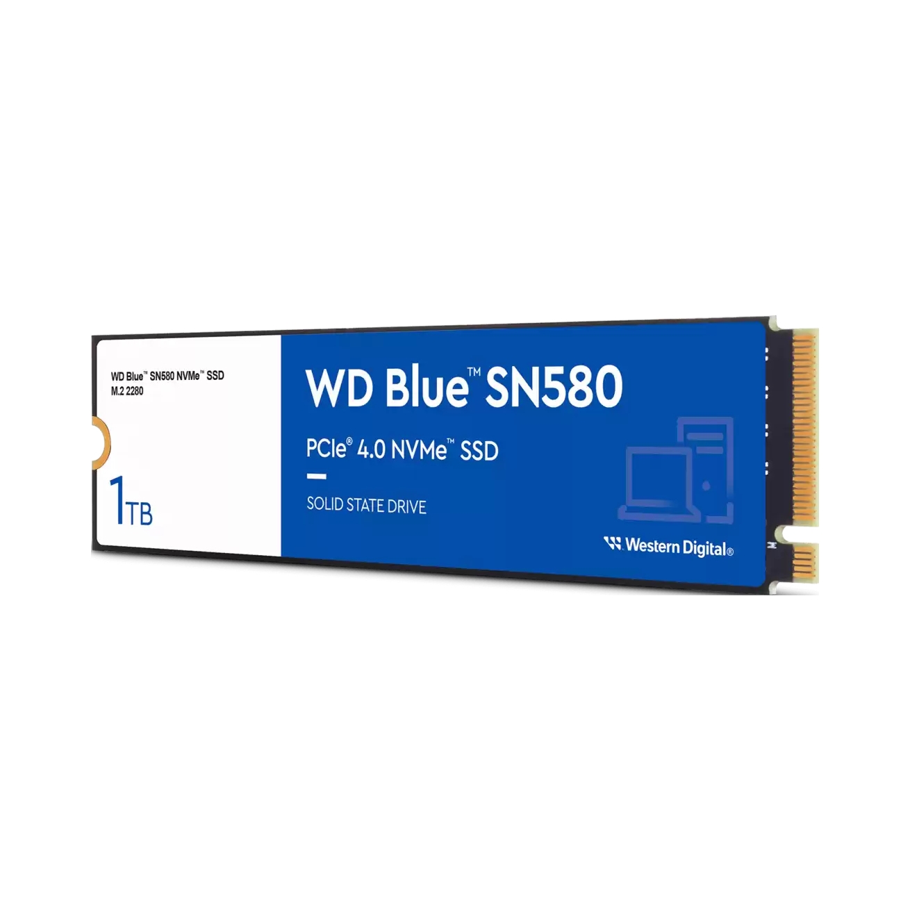 Dysk Ssd Wd Blue SN580 1TB PCIe x4 NVMe M.2 2280 WDS100T3B0E