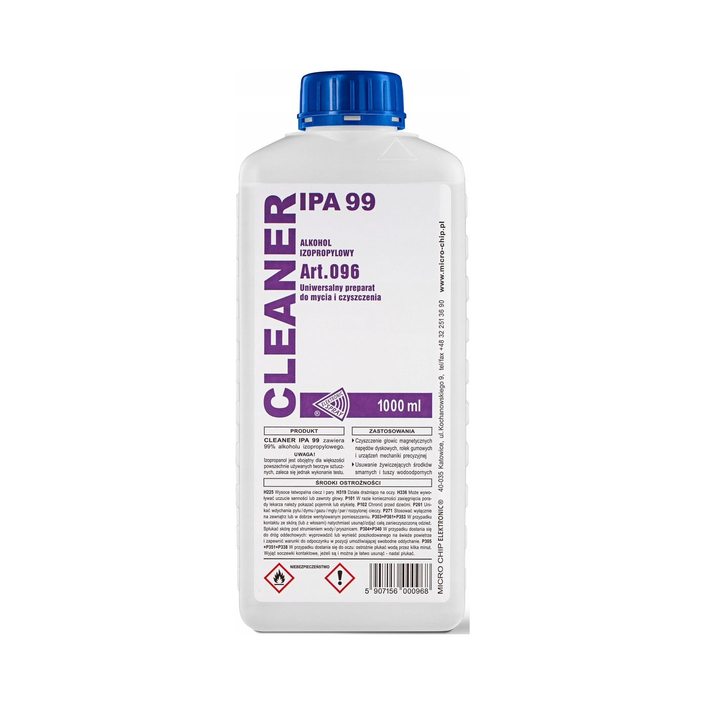 Cleanser Ipa 99 1l. Microchip Art. 096 Micro- Chip