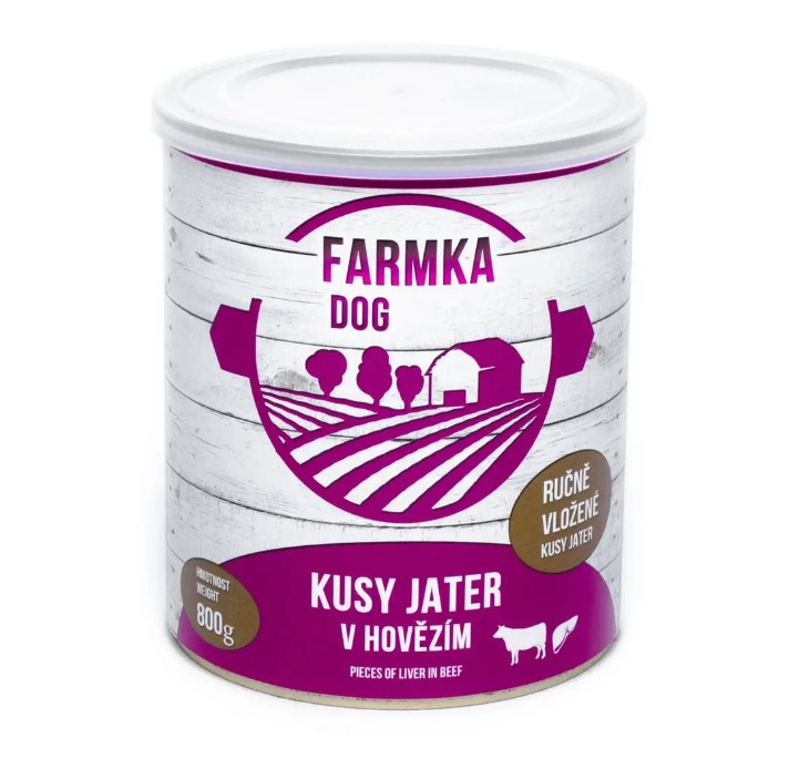Falco Farmka Dog s játry 8x800 g