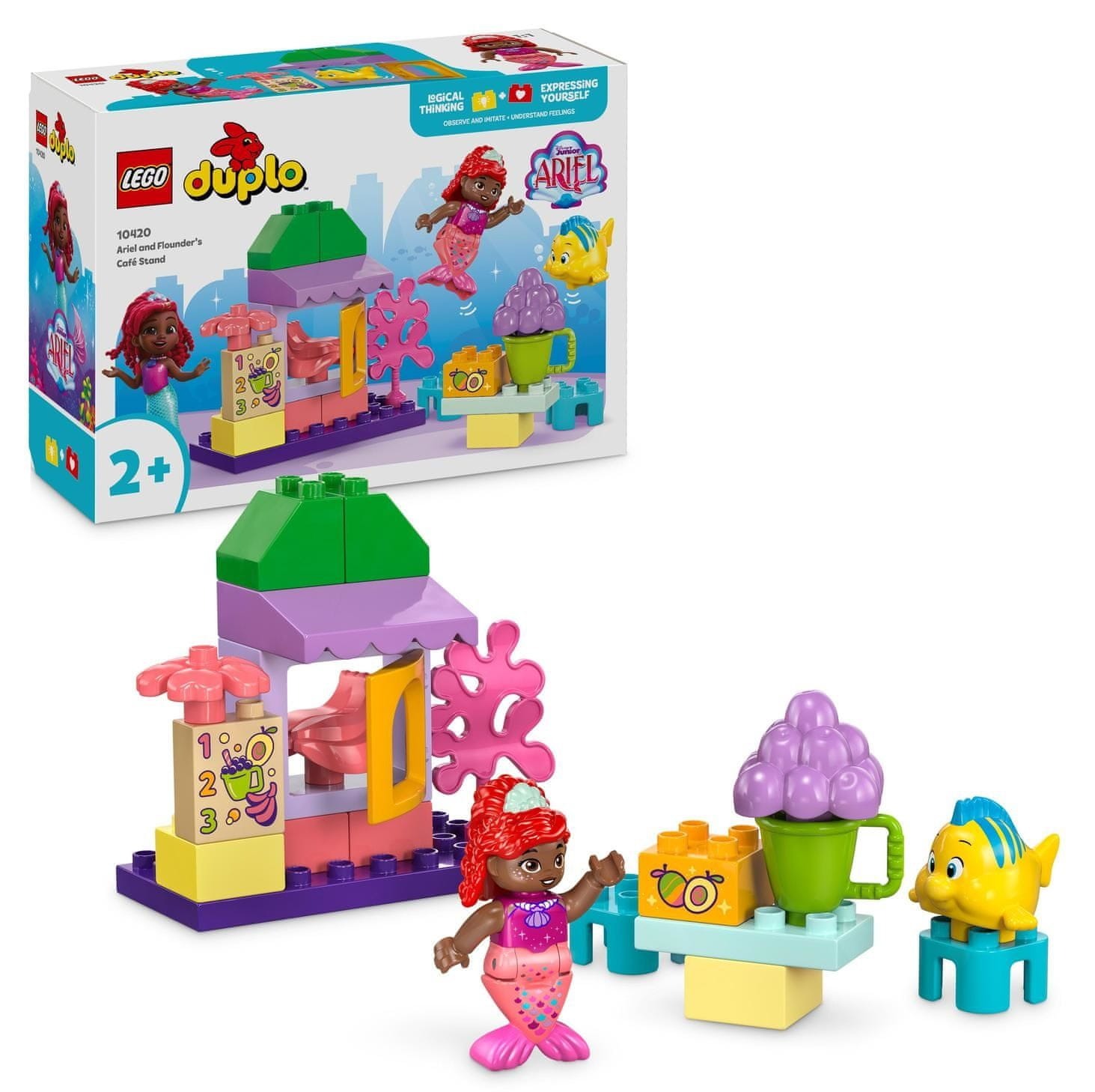 Lego 10420 Duplo Kávový stánek Arielky a Florka Stavebnice pro 2 3 roky