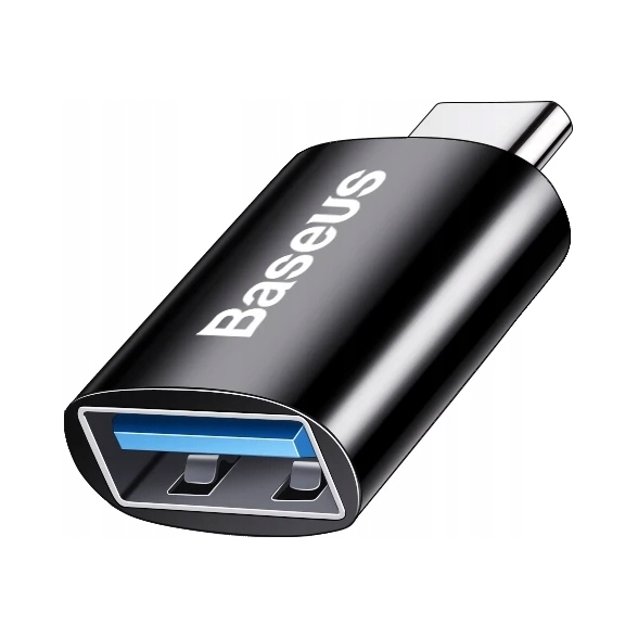 Adapter Baseus Ingenuity Series z Usb- C do Usb- A 10Gb/ s czarny Baseus