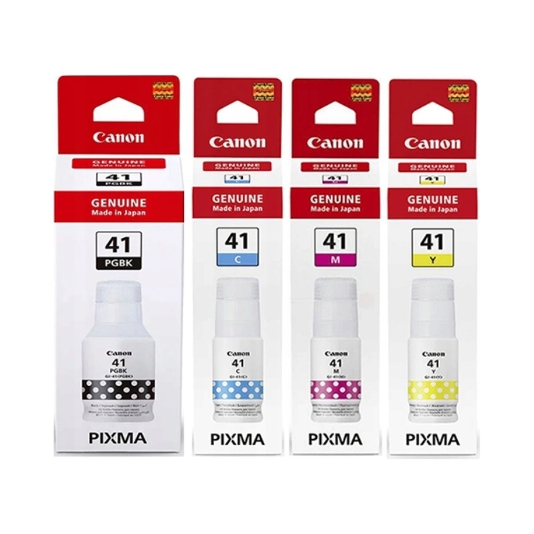 4x inkoust Canon GI41 Cmyk Pixma G2420 G2460 G3420 G3460 G3471 G3472