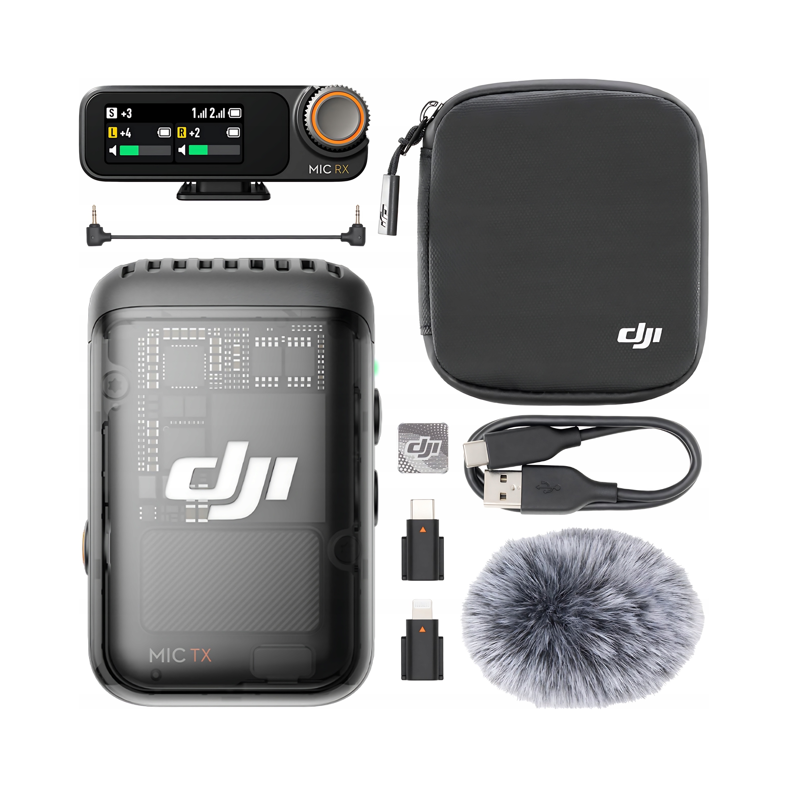 System mikrofonów bezprzewodowych Dji Mic 2 Basic (1 Tx 1 Rx) Dji