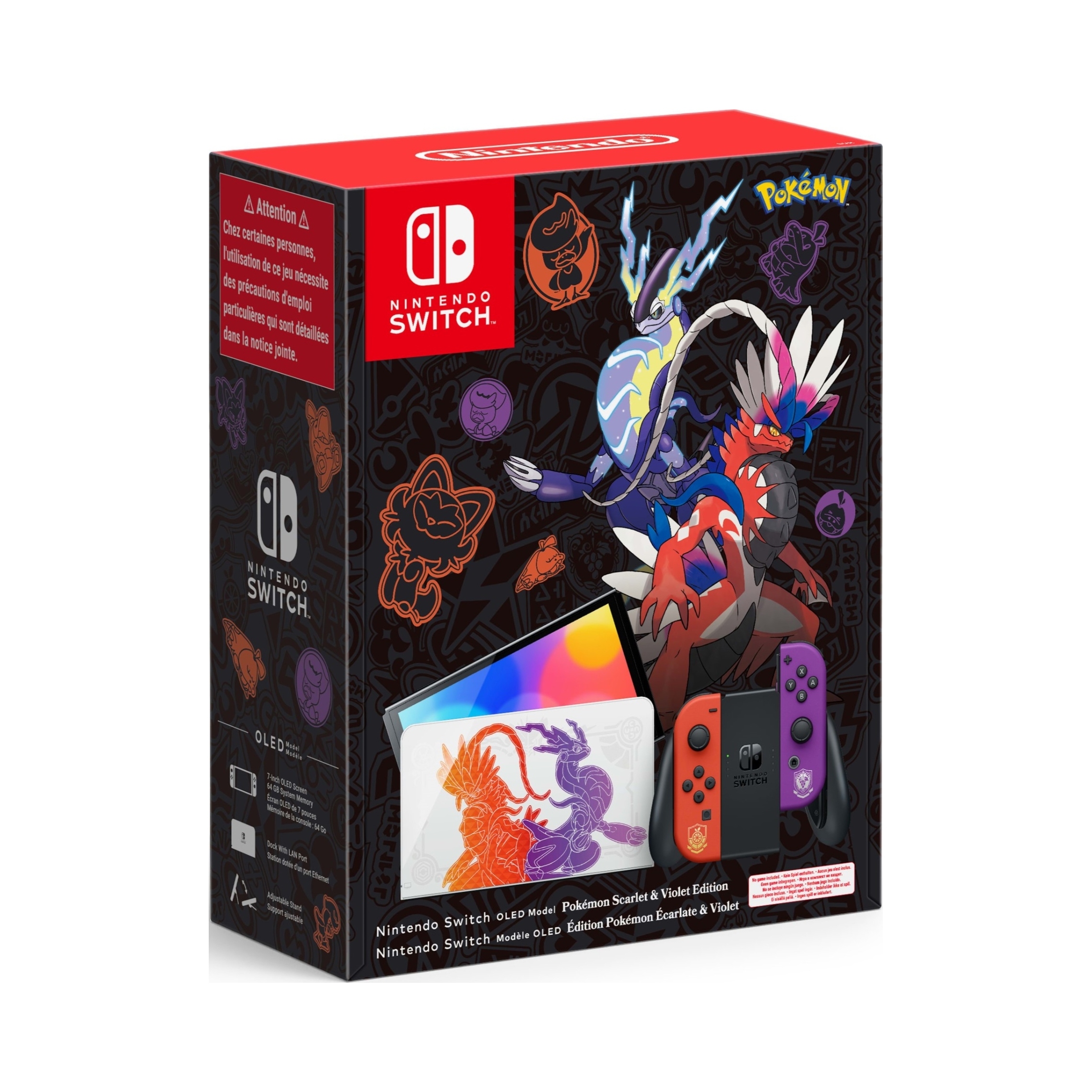 Konsola NINTENDO Switch OLED Model Pokémon Scarlet & Violet Edition