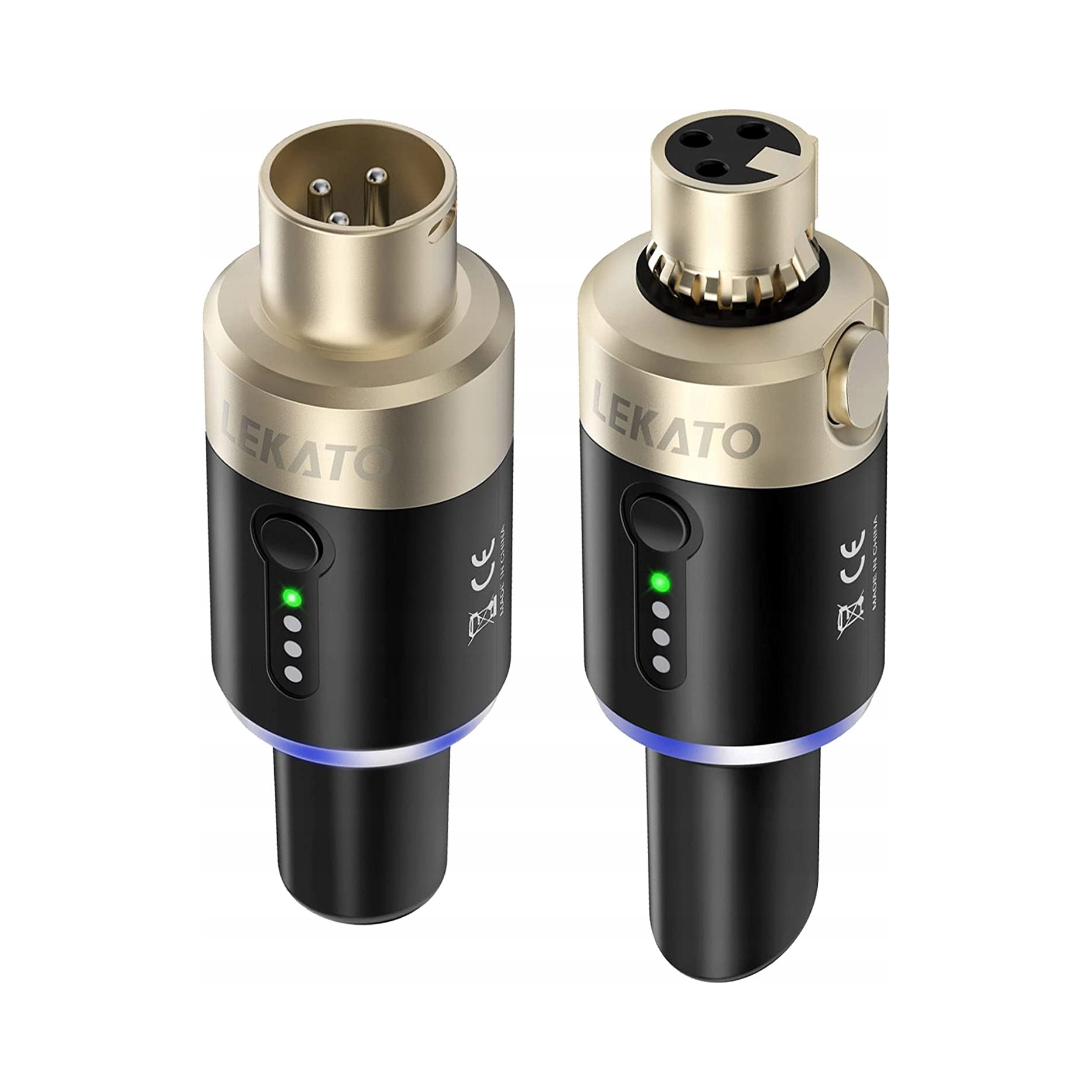 Bezdrátový vysílač a přijímač pro mikrofon 5,8 GHz Lekato Xlr konektor