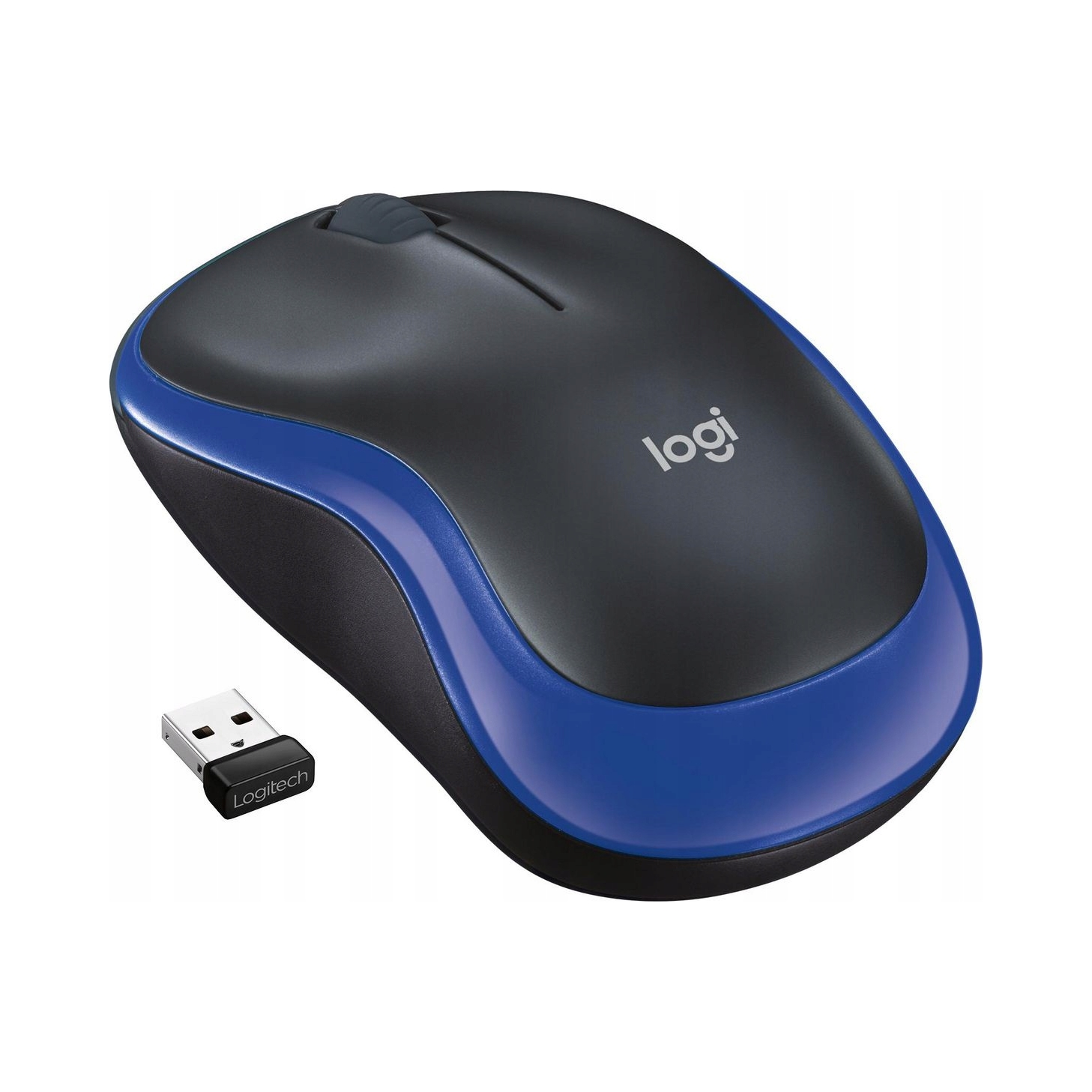 Logitech Mysz M185 blue Wer