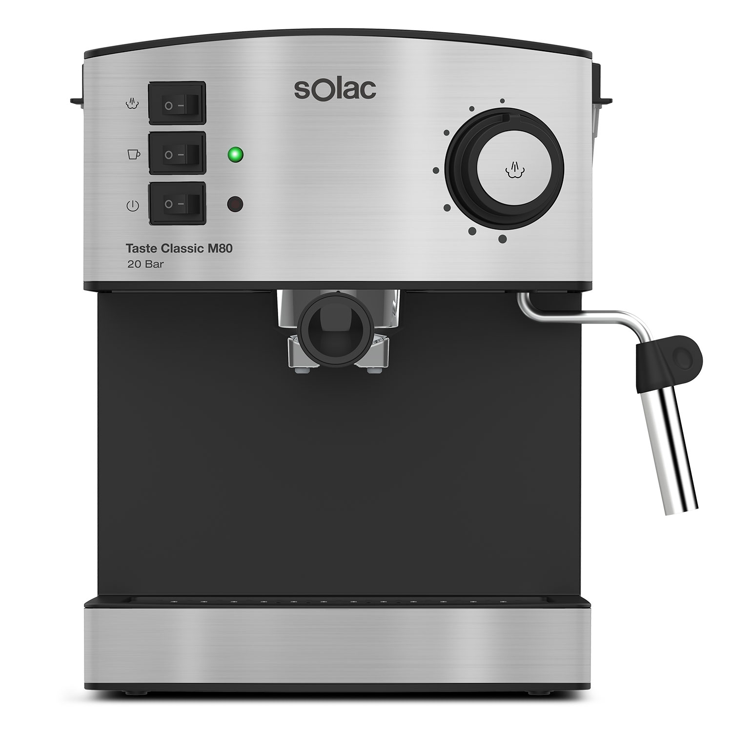 Kávovar Solac, CE4483, Taste Classic M80 Inox, 20 barů, 1,6 L, 850 W