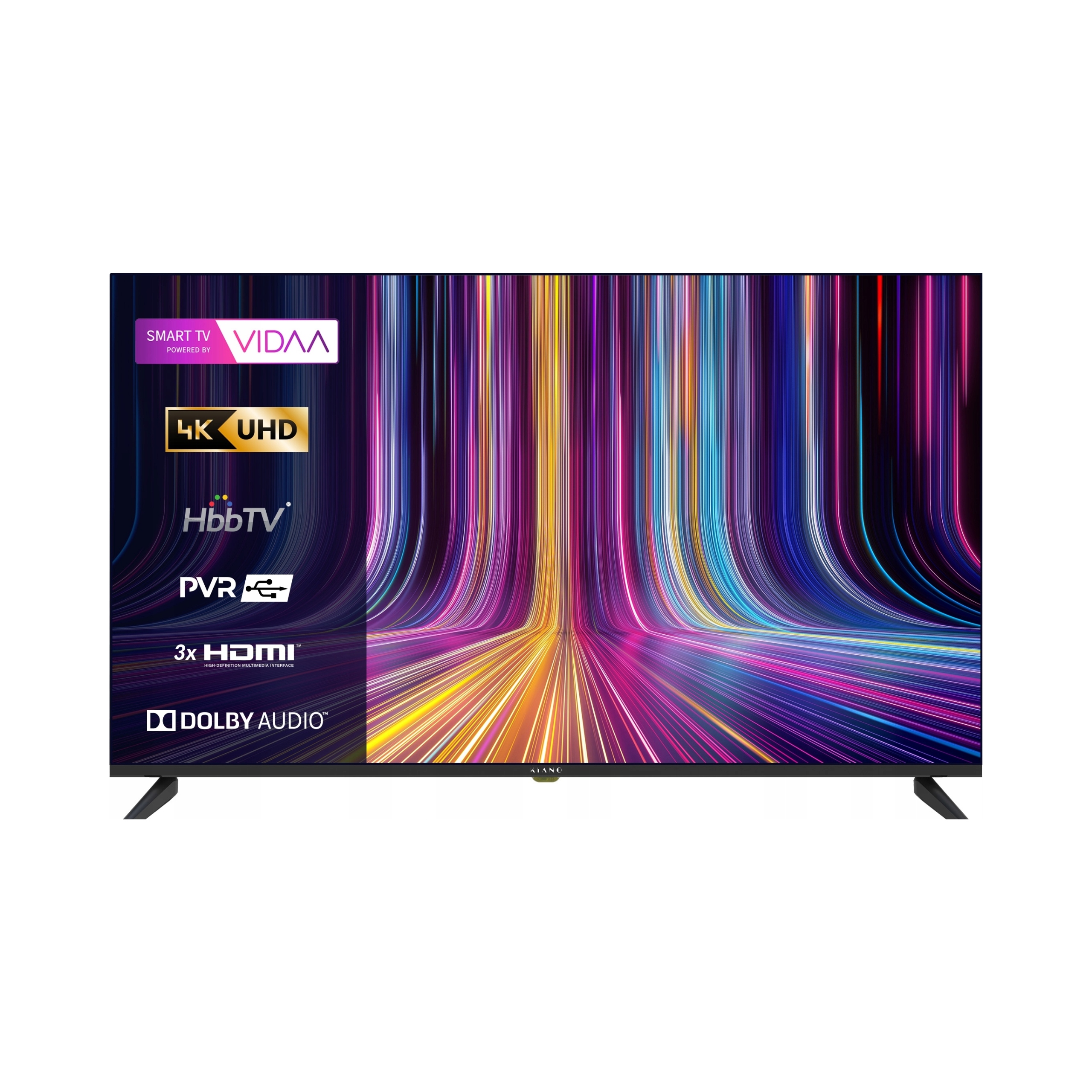 Telewizor Kiano Elegance 50' z systemem Vidaa Smart Tv D-led DVB-T2/S2