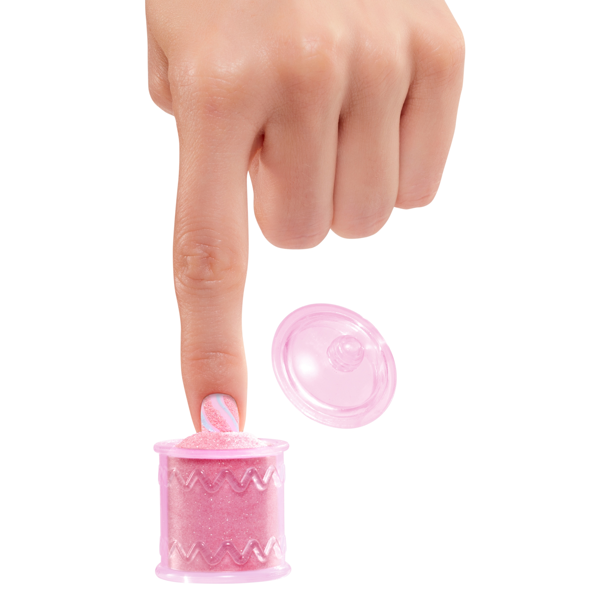 LALKA LOL OMG CANDYLICIOUS STUDIO PAZNOKCI SWEETS NAILS ZESTAW Z TIPSAMI Materiał plastik
