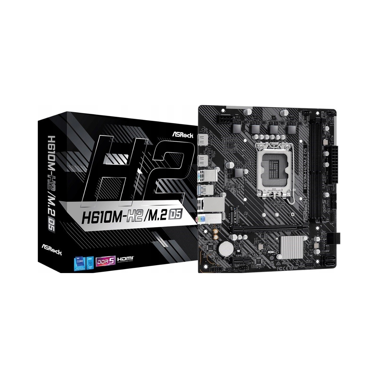 Základná doska Micro Atx ASRock H610M-H2/M.2 D5