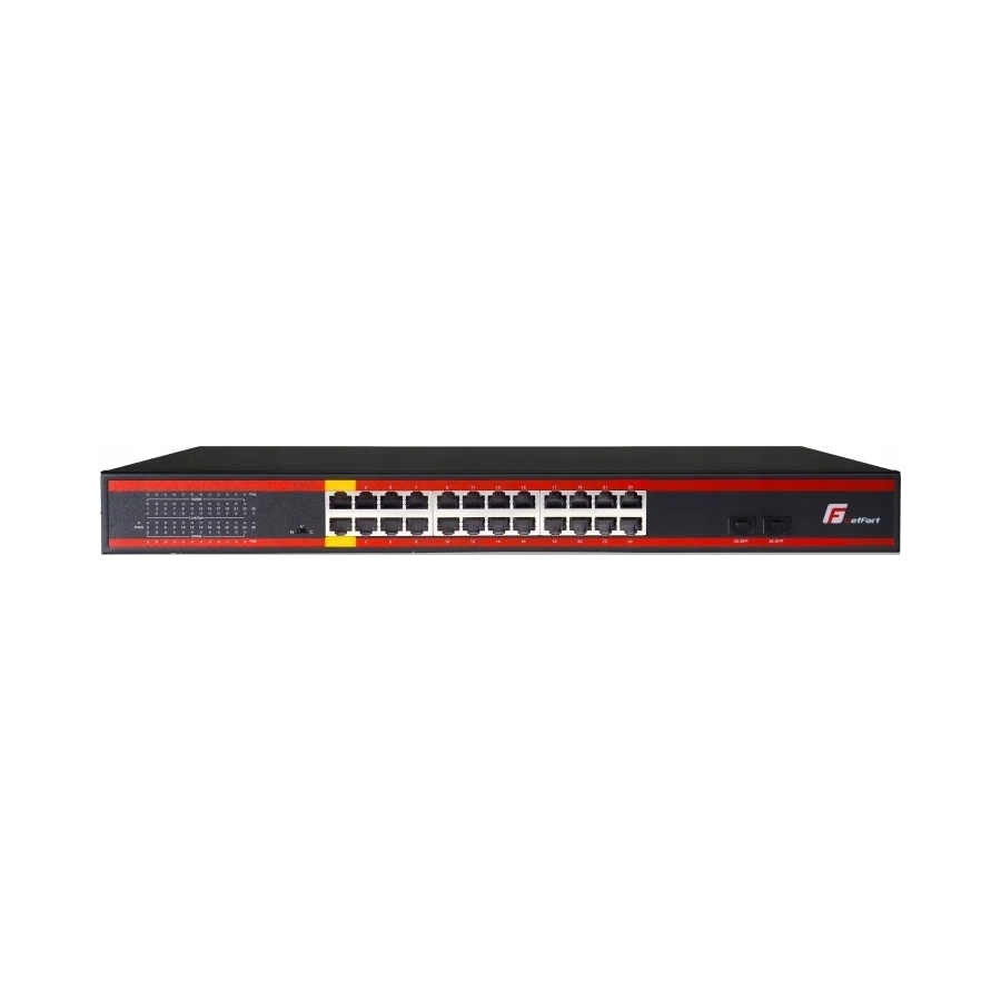 Getfort 24GE+2SFP Gigabit 400W Ep PoE Switch