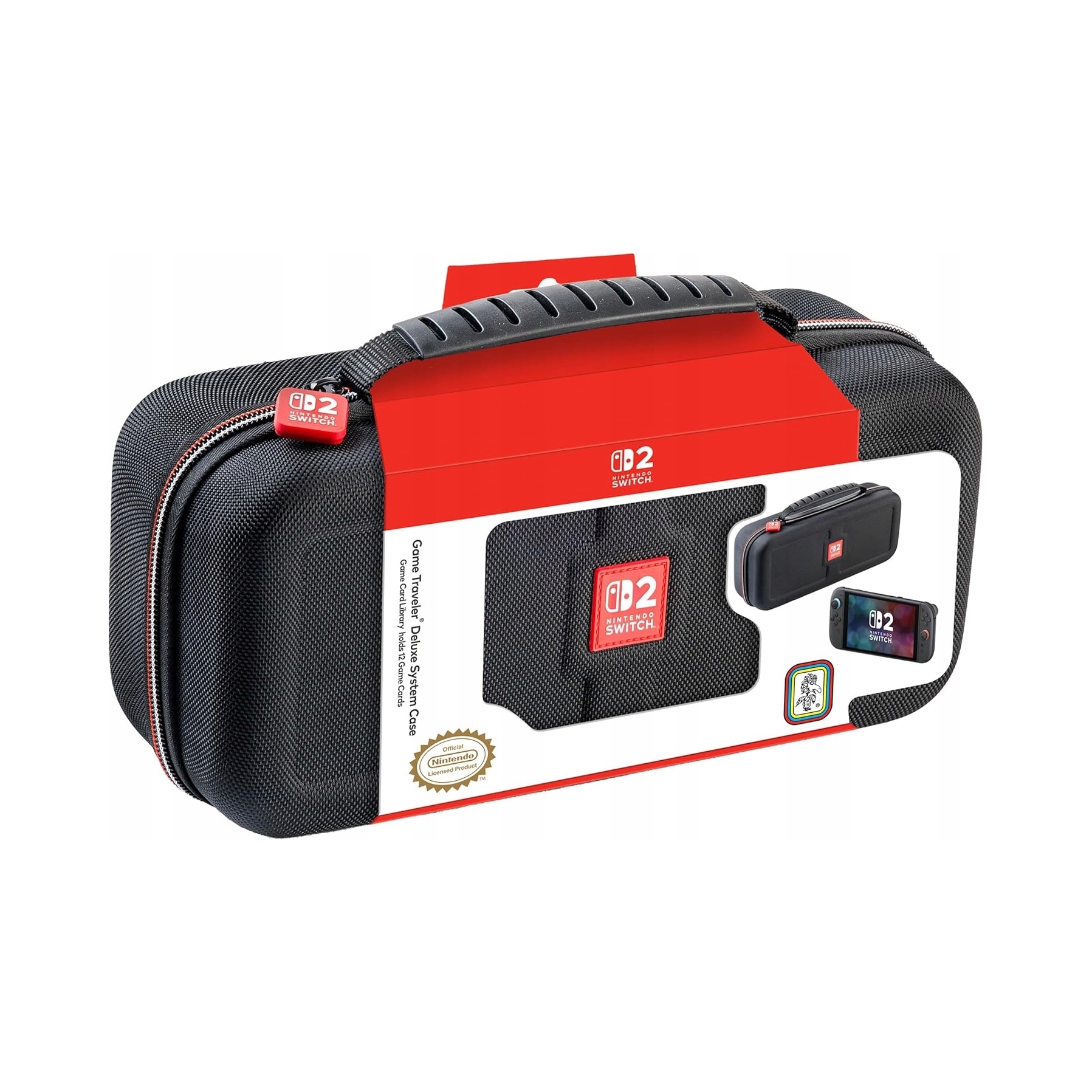 Etui do Nintendo Switch 2 i akcesoriów Nacon NS230 licencjonowane czarne