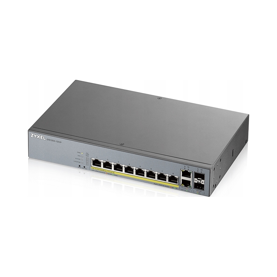 Switch Zyxel GS1350-12 Hp -EU0101F 12portový, šedý
