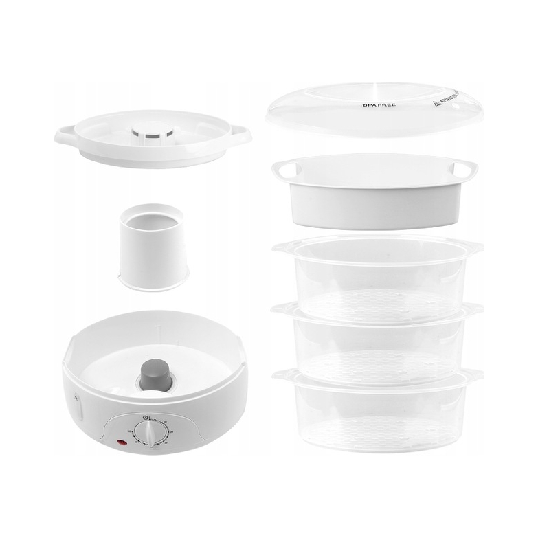 Пароварка aigostar 500306 9 л белый 800 Вт